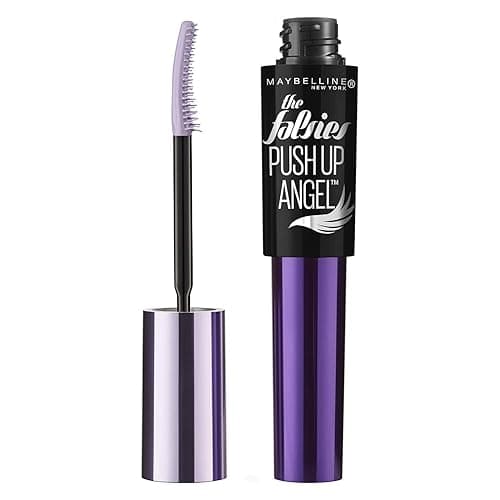 Maybelline Volum' Express Falsies Push Up Angel Washable Mascara, Blackest Black, 1 Count - BLACKEST BLACK - 0.33 Fl Oz (Pack of 1) thumbnail 4