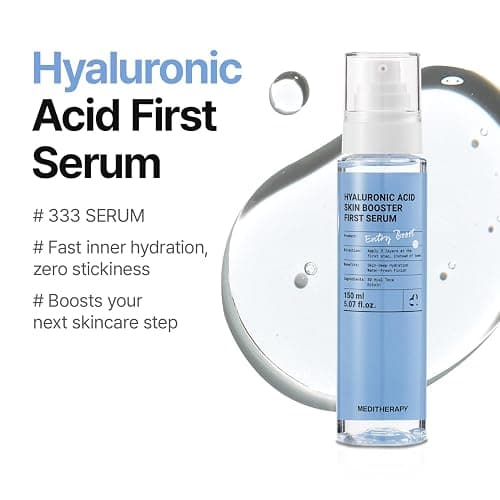 Meditherapy Hyaluronic Acid Serum XXL 150ml (5.07 fl.oz.) – Ultra Hydrating 333Serum for Glowing Skin, Face Moisturizer, Non-Sticky, Anti-Aging & Wrinkle Care, Korean Skin Care thumbnail 2