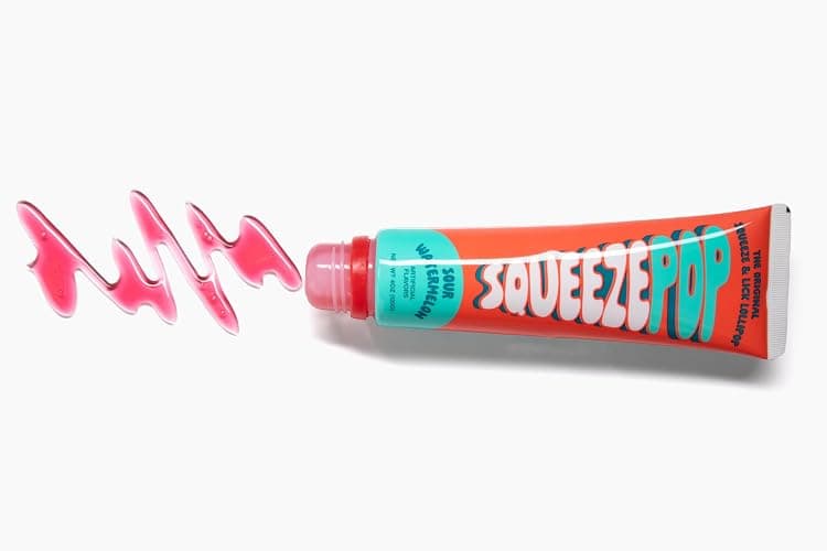 Squeeze Pop | Sour Watermelon | Sour Liquid Candy | Brought To You By Iconic Candy | 4oz Tube thumbnail 3