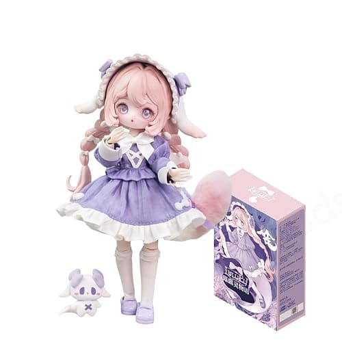CALEMBOU BJD Blind Box, 1/12 Cute The Lulu Elf Story Series Ball Jointed Blind Box, 8 Inches Dress up Doll with Joints, Collectable Action Figure for Birthday Gifts - Image 1
