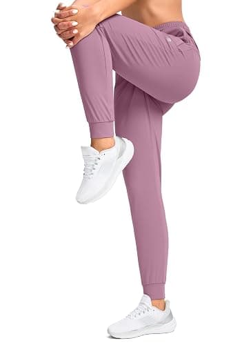 G Gradual Women's Joggers Pants with Zipper Pockets Tapered Running Sweatpants for Women Lounge, Jogging - Slate Blue Small thumbnail 3