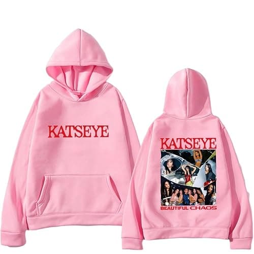 KDJJBNXY Katseye Merch Hoodies for Women Fun Print Hooded Sweatshirt with Pockets Women's Fashion Winter Oversized Hoodie - Image 1
