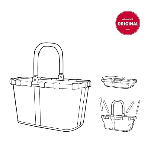 reisenthel carrybag herringbone sand – Stabiler Einkaufskorb mit viel Stauraum und praktischer Innentasche – Elegantes und wasserabweisendes Design thumbnail 7