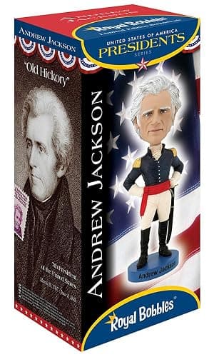 Royal Bobbles Andrew Jackson 7th President of The United States Collectible Bobblehead Statue thumbnail 5