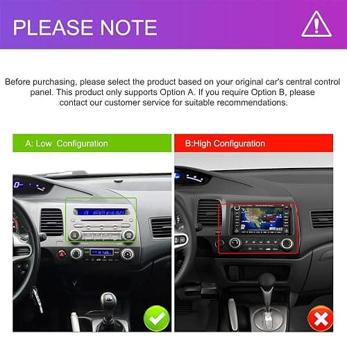 2+64G Android Car Stereo for Honda Civic 2006 2007 2008 2009 2010 2011 Wireless Carplay Android Auto, 10.1'' Touchscreen Head Unit with GPS Bluetooth Mirror Link WiFi FM/RDS EQ AHD Backup Camera SWC thumbnail 8