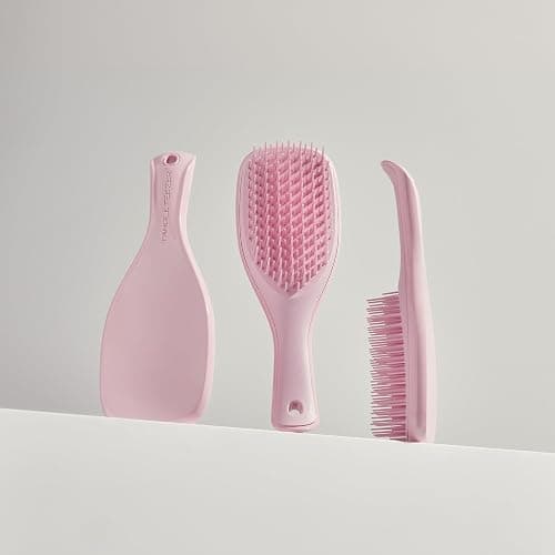 Tangle Teezer Ultimate Detangler Hairbrush, Eliminates Knots & Reduces Breakage, Mini Hair Brush for Travel, Small Hands & All Hair Types, Millennial Pink thumbnail 8