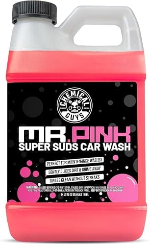Chemical Guys, Mr. Pink Car Wash Soap, Foam Cannon & Bucket Wash, 64 oz | Thick foaming suds lift dirt and grime, pressure washer soap, foam gun or bucket, gentle on wax and coatings, candy scent thumbnail 7
