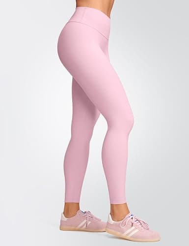 INGIA Womens High Waist No Front Seam Scrunch Butt Leggings Workouts 25 Inches V-Back Scrunch Booty Gym Yoga Pants thumbnail 5
