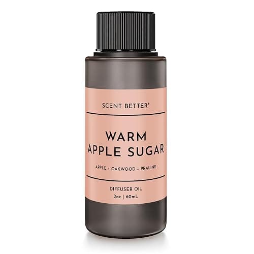 Scent Better Warm Apple Sugar Aroma Essential Oil Blend: an Aromatherapy Blend of Apple, Oakwood, and Praline for Ultrasonic Diffusers & Nebulizers (2 Fl Oz, 60 mL) - Image 1