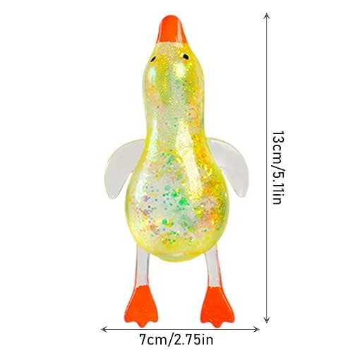1 Pack Duck Sugar Stress Ball Squishy Toys, Kawaii Squishy Stress Balls, Cute Duck Sugar Ball Squeeze Toys, Party Favors, Easter Basket Stuffers (Random Color) thumbnail 3