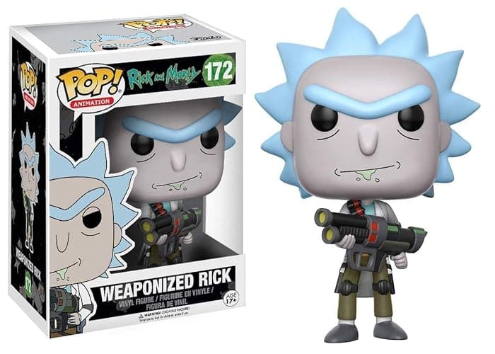 Funko POP Animation Rick and Morty Weaponized Rick (Styles May Vary) Action Figure - Image 1