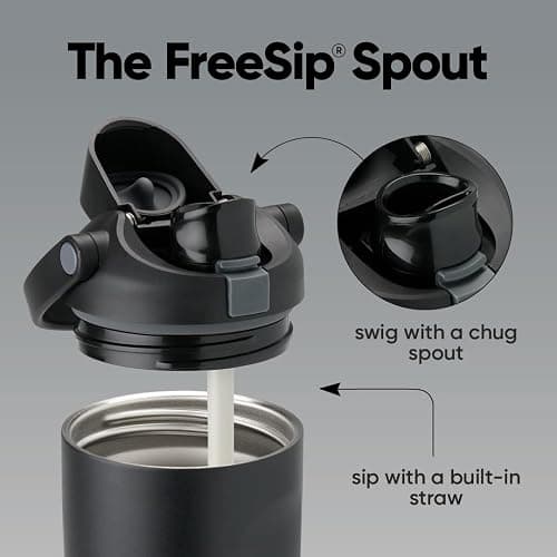 Owala FreeSip Sway - Stainless Steel - 30-oz. - Black (Very, Very Dark) thumbnail 3