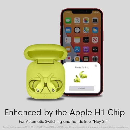 Beats Fit Pro - True Wireless Noise Cancelling Earbuds - Apple H1 Headphone Chip, Compatible with Apple & Android, Class 1 Bluetooth, Built-in Microphone, 6 Hours of Listening Time - Volt Yellow thumbnail 7