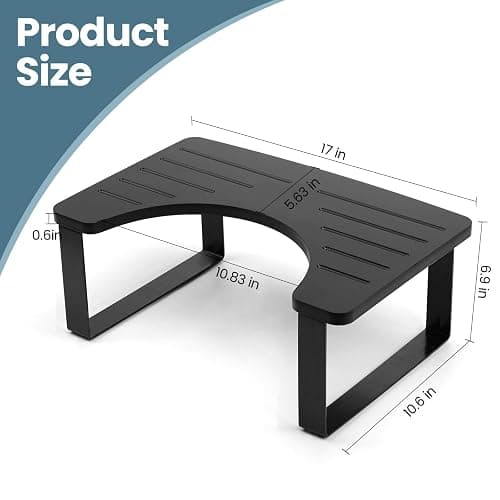 Bathroom Stool,Bamboo Toilet for Bathroom,Toilet Stools,Potty for Pooping,Poop Stool,Toilet Step Toddler,Portable Squatting Pan with Dual Anti Slip Design,Stain,Scratch,CrackProof(Black) thumbnail 2