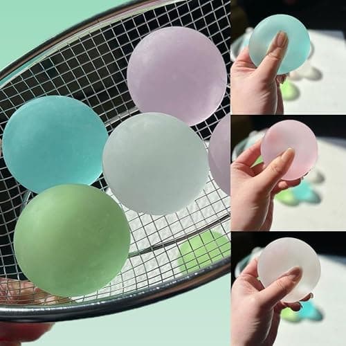 Sugar Ball Squishies,Sugar Fidget Toy, 2.36inch Slow Rising Stress Ball,Soft Relief Squeeze Stress for Adult,Squeeze Balls Sensory for Anxiety Stressing Party Favors,Birthday Gifts thumbnail 4