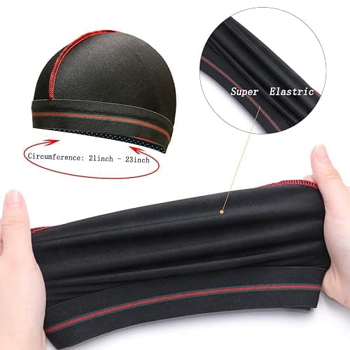 4PCS Silky Durags for Men 360 Waves, Designer Do Rag, 1 Wave Cap thumbnail 6