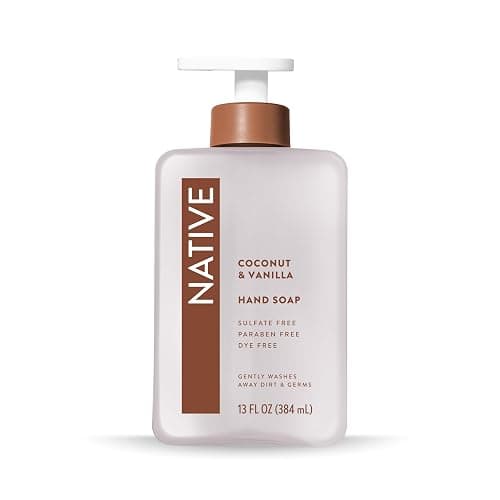 Native Liquid Hand Soap, Coconut & Vanilla Scent, Non-Drying Formula for Soft, Smooth Hands, Made with Plant-Based Cleansers, Sulfate & Paraben Free, 13 oz Bottle thumbnail 10
