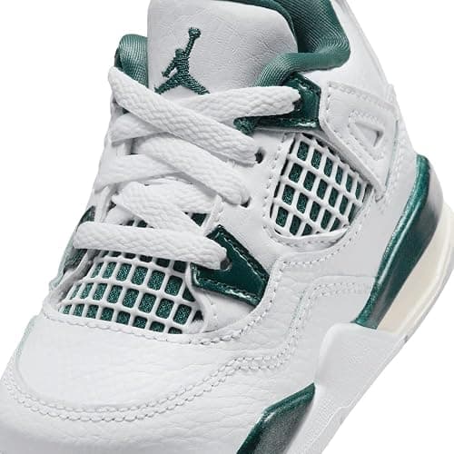 Jordan Toddler's 4 Retro Off White/Military Blue (BQ7670 141) - 4 Toddler - White/Oxidized Green/White-white thumbnail 5