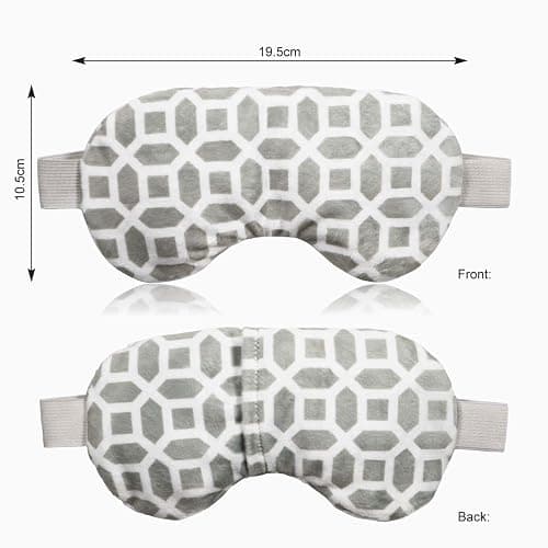 2 in 1 Heated/Ice Eye Mask Moist Heat Eye Mask Lavender & Flaxseed Sinus Pillow Microwavable for Dry Eye,Styes,Sinus Pain,Headache,Migraine,Puffy or Swollen Eyes Irritated and Inflamed Eyelid Bumps thumbnail 8