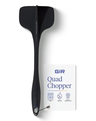 GIR: Get It Right Premium Silicone Quad Meat Chopper with 4 Blade Design - Kitchen Tools Meat Smasher for Ground beef, Potato Mash and Hamburger - Ultimate - 12 IN, Black thumbnail 2