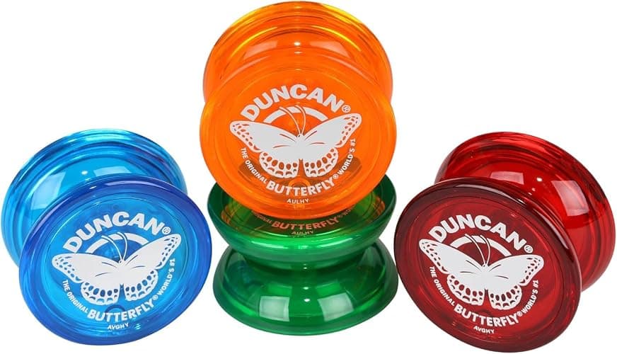 Duncan Toys Butterfly Yo-Yo, Beginner Yo-Yo with String, Steel Axle and Plastic Body, Blue thumbnail 3