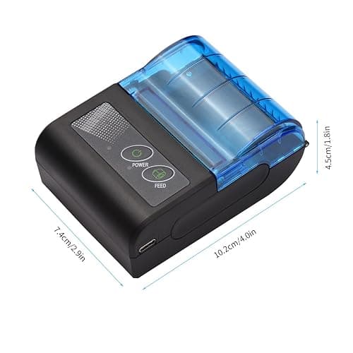 Receipt Printer, Sunydog Portable Mini Thermal Receipt Printers USB Receipt Bill Ticket Printer with 58mm Print Paper, Fit for Android Fit for Win, Thermal Printers for Restaurants Sales Retail thumbnail 7