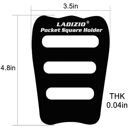 LADIZIO Pocket Square Holder, Pocket Squares for Men, Accessories for Men’s Square Scarf, Suits, 1/2/3/5/8 Pack Assorted thumbnail 2