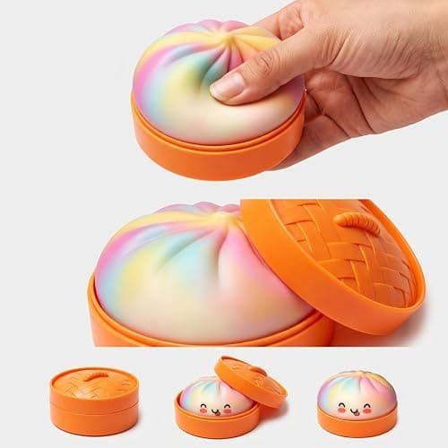 Sherbert Dumpling Mystery Squishy Stress Relief Squeeze Party Favor Gifts | Cute Squeeze Balls Stress Relief Sensory for Holiday Birthday Party Favor Halloween Christmas Gifts thumbnail 5