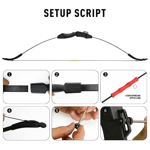 LWANO Bow and Arrow Set for Kids, Archery Beginner Gift with 10 Arrows, 5 Target Face, Ideal for Kids, Youths, Teens, Perfect for Left & Right Handers thumbnail 5