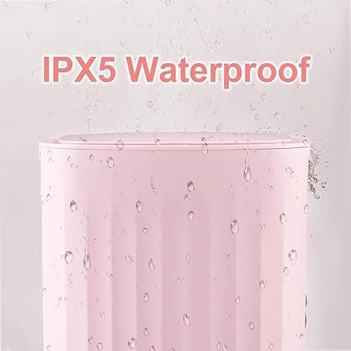 ELPHECO 3.5 Gallon Waterproof Motion Sensor Bedroom Trash Can with Lid, Automatic Garbage Bin for Bathroom Living Room Office, Pink - 3.5 Gallon - Pink thumbnail 7