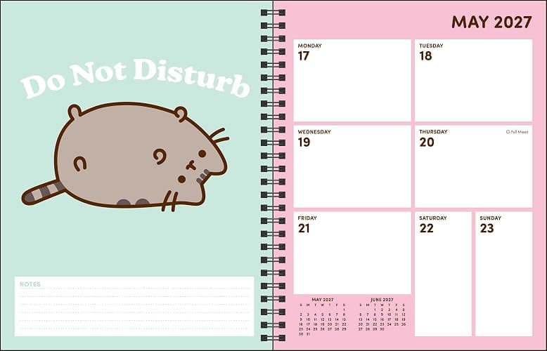 Pusheen 16-Month 2026-2027 Weekly/Monthly Planner Calendar thumbnail 9