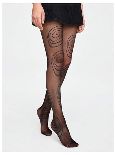 SHENHE Women's Patterned Tights Stockings Sheer Ultra Thin High Waist Pantyhose Stockings thumbnail 4