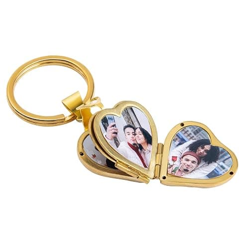 Personalized Photo Keychains Custom Keychain with Picture Locket Keychain Gifts for Boyfriend Girlfriend thumbnail 2