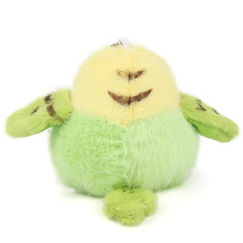 ABEARCAR 3.9 inches Parakeet Plush Toy Bird Stuffed Animal Plush Toy Holder Bag Pendant Party Christmas Birthday Valentine's Day Gifts Toys for Kids Girlfrends thumbnail 5