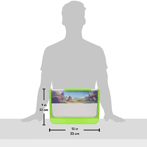 Uncle Milton Giant Ant Farm - Large Viewing Area - Care for Live Ants - Nature Learning Toy - Science DIY Toy Kit - Great Gift for Boys & Girls, Green thumbnail 2