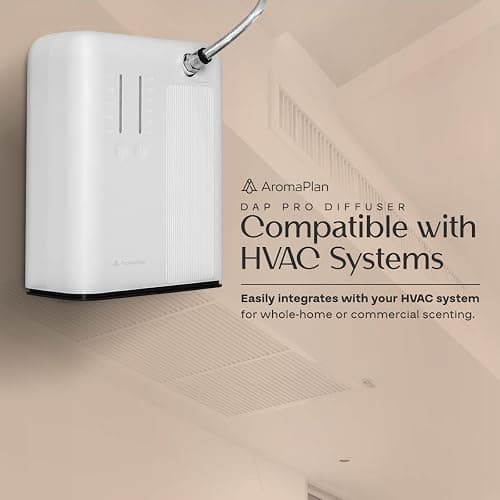 AromaPlan 5 Star Collection Cold Air Scent Diffuser, Whole House (2 Scents Included)- Waterless Smart Aroma, Scent &Time Adjust., App Control, HVAC | Home, Commercial, Hotel | Large Room, 2,000 sq.ft thumbnail 6
