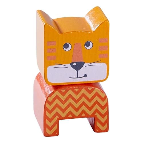 HABA Wooden Building Blocks Animal Parade - 25 Piece Wooden Toddler Toy Set for Ages 1-3 - Stacking Toys & Wood Blocks for Kids 2-4 Years, Made in Germany thumbnail 7