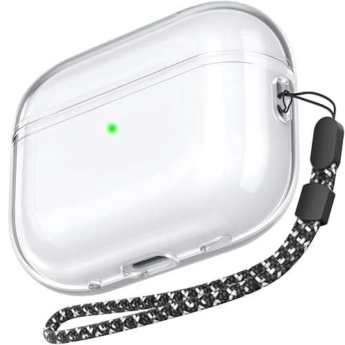 AHASTYLE Transparent Hülle für Airpods Pro 2 Schutzhülle und Haut Case für AirPods Pro [Unterstützung USB-C] [Kabelloses Laden] Kompatibel mit Airpods Pro 2. Generation (Durchsichtig) - Image 1