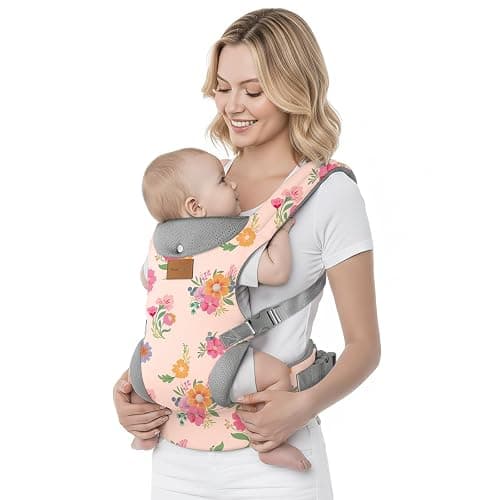 YooxArmor Baby Carrier, Ergonomic Adjustable Toddler Carriers for 7-33 Lbs, Cozy Lightweight Infant Carrier with Neck Support, Baby Chest Carriers with Lumbar Support for Parents (4-36 Months) - Image 1