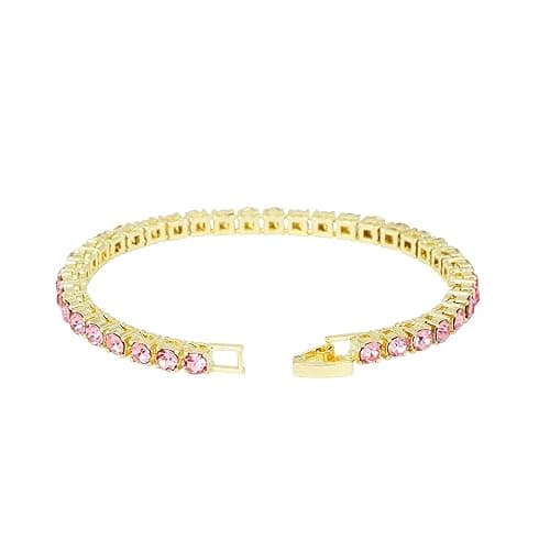 Simone Chic Fully Iced Out Diamond Watch for Women's w/Roman Numerals Easy Read Date and Colorful Dials- Designer Hip Hop Blinged Out Timepiece - ST10226RND-LA thumbnail 6