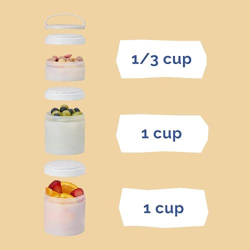 (Rapunzel) DiSNEY PRINCESS Whiskware Stackable Snack Pack - 3 Jar + Handle - White/Pink/Purple thumbnail 5