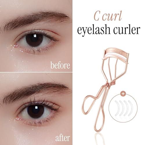 DEAR DAHLIA Dream Eyelash Curler Painless with Comfort Grip and Silicone Pad, Premium Volume Up Eyelash - Made in Korea thumbnail 6