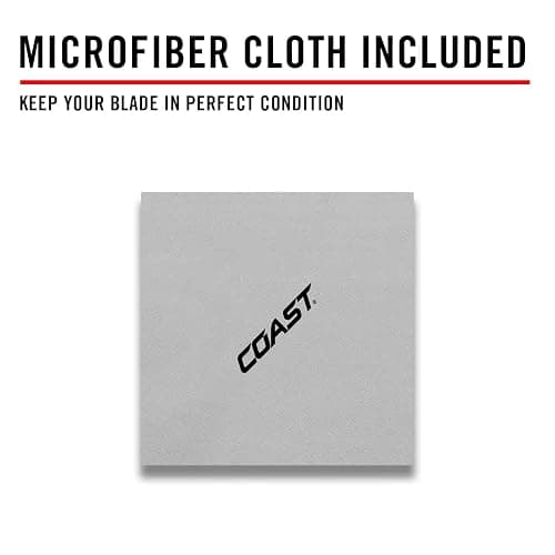 COAST Founder's Collection LX520 ORIGIN, TANTO Blade, Gentleman's EDC Folding Pocketknife, Flip Tab, Frame Lock, Pocket Clip, Stainless-Steel, Black Blade & Handle thumbnail 9