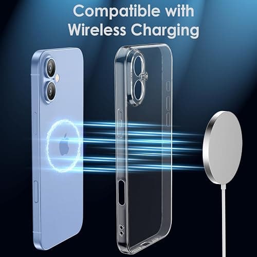 Shamo's Clear TPU Case for iPhone 17 – with Camera Protection, Ultra Slim, Shockproof, Anti-Yellowing, Scratch-Resistant, Wireless Charging Compatible, Enhanced Grip (for iPhone 17) thumbnail 3