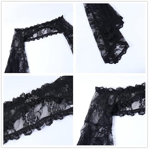 Punk Shrug for Women or Teen Girls Gothic Goth Crop Top thumbnail 6