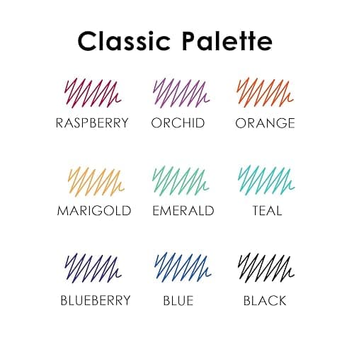 Grabie Erasable Gel Pens, Medium Point 0.7 mm Erasable Pens, Make Mistakes Disappear for Drawing Writing Planner, Pack of 9 Assorted Colors thumbnail 6