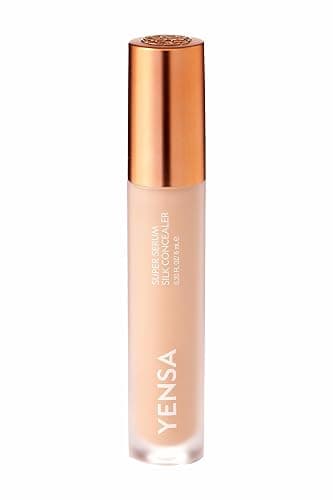 YENSA Super Serum Silk Concealer - Full Coverage Undereye Concealer & Peptides Serum for Face - Enriched with Vitamins C & E, Bakuchiol & Superfoods to Boost Radiance - Fair 1 (0.2 Fl oz) - Image 1