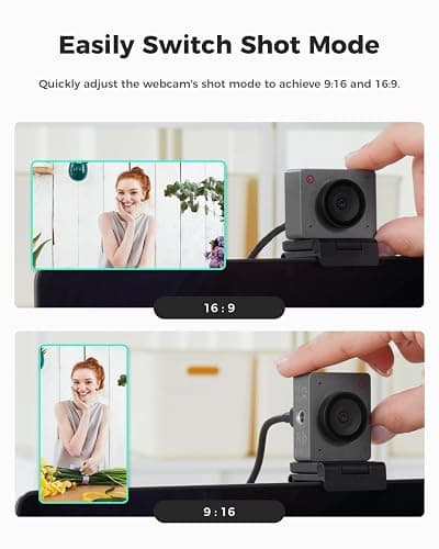 OBSBOT Meet SE 1080P 100FPS Webcam for PC, AI Framing Streaming Camera with 1/2.8" Sensor, Beauty Mode, Gesture Control, Staggered HDR, Web Camera for Desktop Computer, Laptop, Meeting.(Space Grey) thumbnail 8