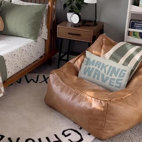 Wheatwin Blue Coastal Throw Pillow Cover 12x20, Blue Dorm Decor, Making Waves Coquette Decor for Girls Room Bedroom Sofa Couch thumbnail 6