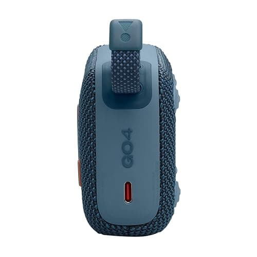 JBL GO 4 Speaker Bluetooth Portatile, Altoparlante Wireless con Design Compatto, Waterproof e Resistenza alla Polvere IP67, fino a 7 h di Autonomia, USB, Compatibile con App JBL Portable, Blu thumbnail 4